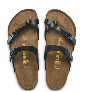 Birkenstock Mayari Sandal Black Leather Size EU 37 Women’s 
6